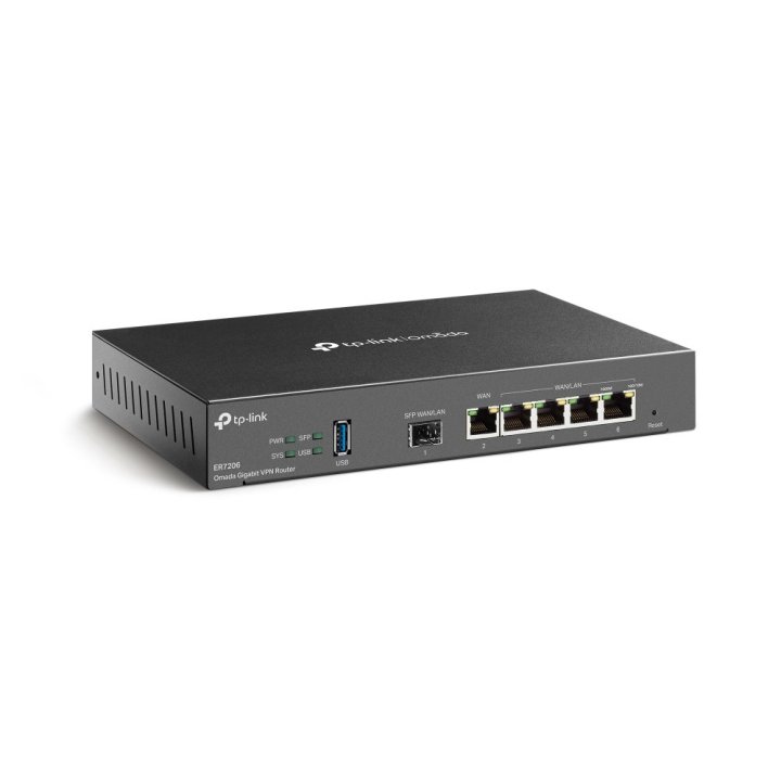 Router Vpn Tp-link Er7206 (tl-er7206) 4p Wan Giga + 5p Lan Giga 100 Conexiones Vpn Ipsec 50 Conexiones Openvpn 50 Conexiones 