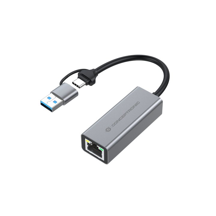 Adaptador Usb 3.0 A Rj45 Gigabit Ethernet Conceptronic Compatible Nintendo Switch Abby08g