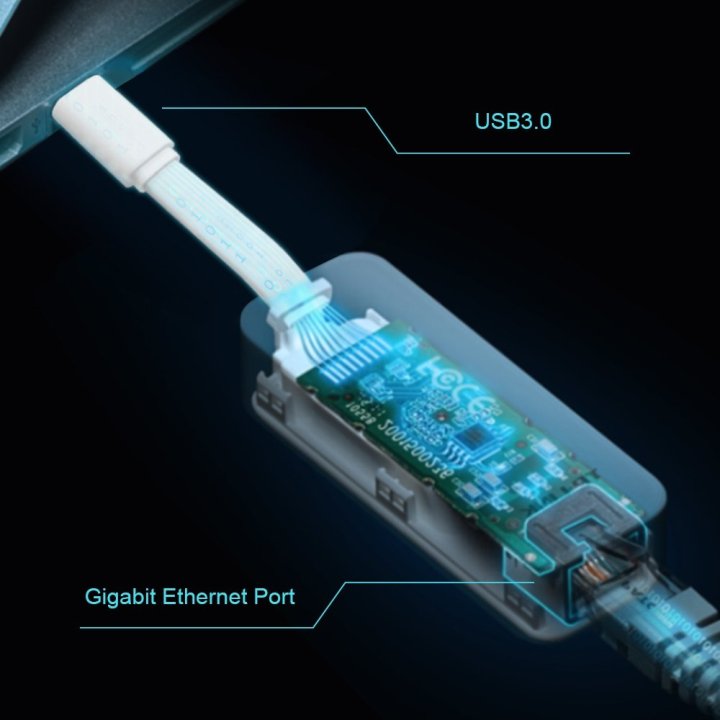 Conversor Tp-link Ue300c De Usb 3.0 Type-c A Ethernet Gigabit Rj45