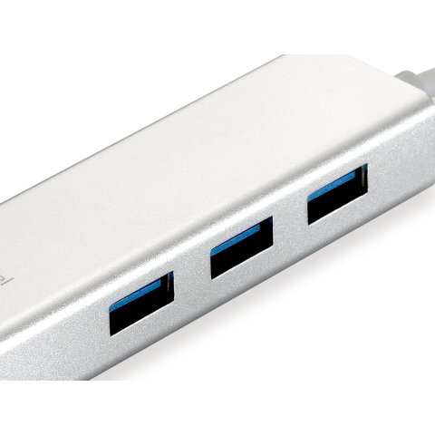 Adaptador Usb 3.0 A Gigabit Ethernet Rj45 Level One Con Hub Usb 3.0