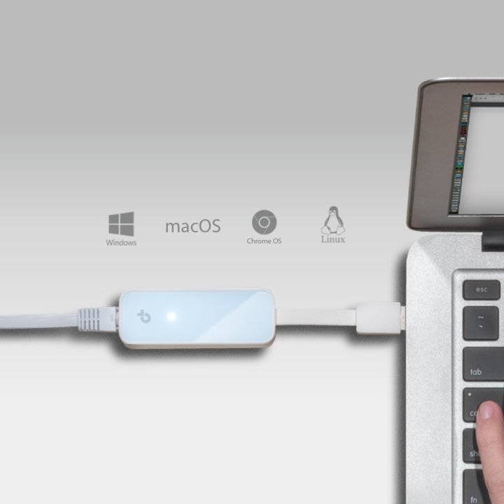 Conversor Tp-link Ue200 De Usb2.0 A Ethernet