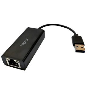 Adaptador De Red Rj45 A Usb 2.0 Approx Appc07v3 Hasta 100mbps Color Blanco
