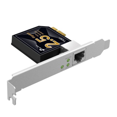 Tarjeta De Red Pcie 2.5gigabit Tp-link Tx201 Incluye Soporte Estandar Y De Perfil Bajo