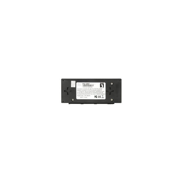 Poe Injector Adapter Gigabit Level One Pasa Datos Y Alimentacion Por El Mismo Cable Hasta 100m 15.4w