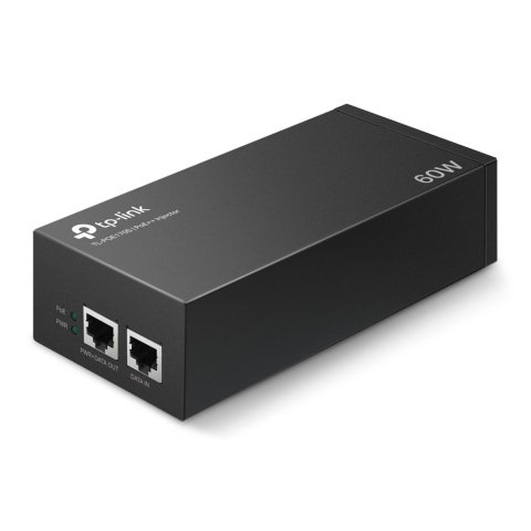 Poe Injector Tp-link Poe170s 2p Gigbit 60w Pasa Datos Y Alimentacion Por El Mismo Cable Hasta 100 Metros Plug And Play
