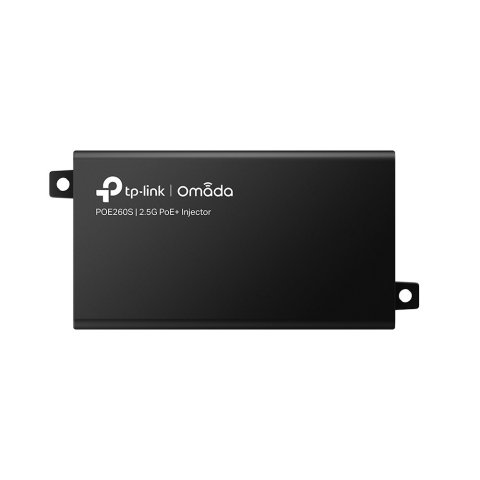 Poe Injector Tp-link Poe260s 2p 2.5gbps 30w Pasa Datos Y Alimentacion Por El Mismo Cable Hasta 100 Metros Plug And Play
