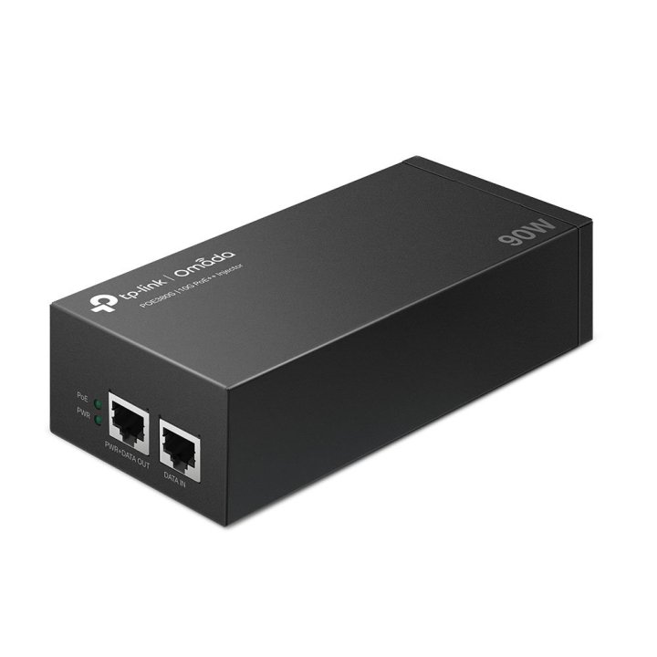 Poe Injector Tp-link Poe380s 2p 10gbps 90w Pasa Datos Y Alimentacion Por El Mismo Cable Hasta 100 Metros Plug And Pla
