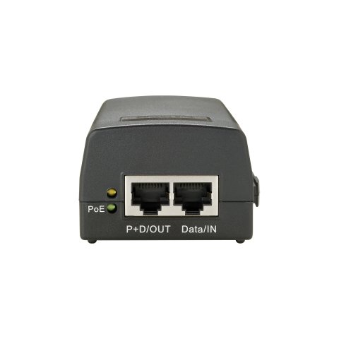 Poe Injector Adapter Gigabit Level One Pasa Datos Y Alimentacion Por El Mismo Cable Hasta 100m
