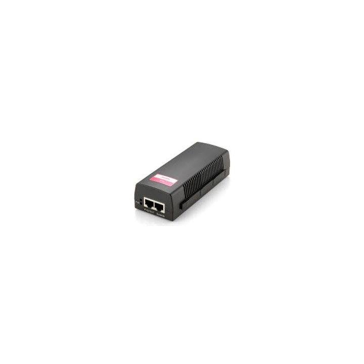 Poe Injector Adapter Level One Cat5e Pasa Datos Y Alimentacion Por El Mismo Cable Hasta 100 Mts