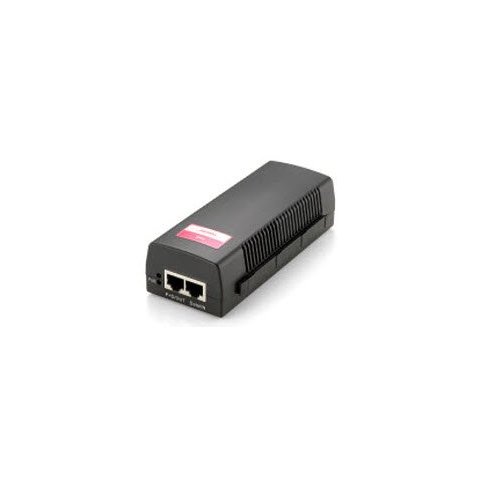 Poe Injector Adapter Level One Cat5e Pasa Datos Y Alimentacion Por El Mismo Cable Hasta 100 Mts