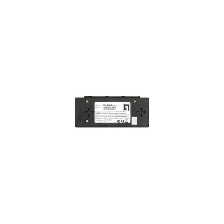 Poe Injector Adapter Level One Cat5e Pasa Datos Y Alimentacion Por El Mismo Cable Hasta 100 Mts