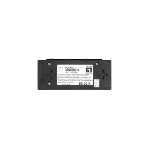 Poe Injector Adapter Level One Cat5e Pasa Datos Y Alimentacion Por El Mismo Cable Hasta 100 Mts