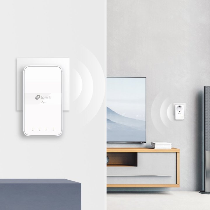 Homeplug Wifi Tp-link Tl-wpa7617 Kit Ac1200 Av1000 Con 1pto Giga Con Passthrough Kit Compuesto De 1*tl-pa7017 & 1*tl-wpa7617