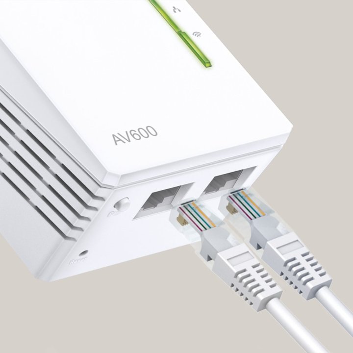 Homeplug Wifi Tp-link Tl-wpa4220t Kit 300mb Av600 Con 2 Puertos Ethernet Kit Compuesto De Dos Tl-wpa4220 Y Un Tl-pa4010