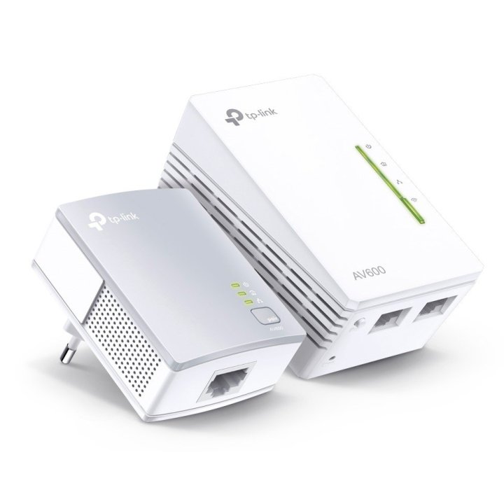 Homeplug Wifi Tp-link Tl-wpa4221kit 300mb Av600 Con 2 Puertos Ethernet Kit Compuesto De Un Tl-wpa4220 Y Un Tl-pa4010