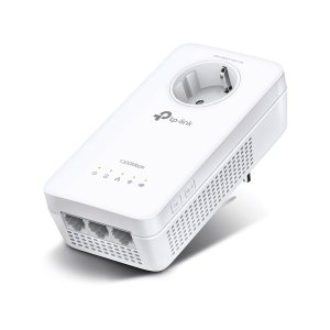 Homeplug Wifi Tp-link Tl-wpa8631p Con Passthrough 3p Giga Wifi Ac1300 Dualband 300 Mbps At 2.4 Ghz + 867 Mbps At 5 Ghz, 1300 