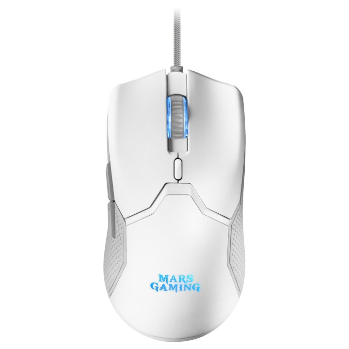 Teclado Mouse Y Alfombrilla Mars Gaming Mcpx White Telcado Hibrido H-mech Mouse Ultra Ligero 10k Y Alfombrilla Xxl