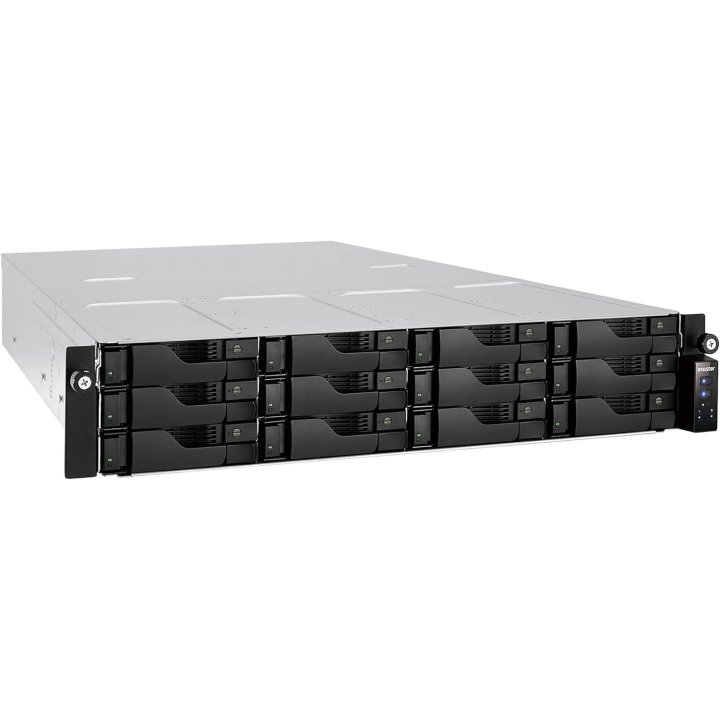 Servidor Nas Asustor Lockerstor As6512rd 12 Bahias Intel Atom C3538 Quad 2.1ghz 8gb Ddr4 2x2.5gb 2x1gb 4xusb3.2