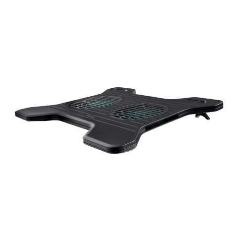 Base De Refrigeracion Para Portatil Trust Xstream Breeze Hasta 16" 2 Ventiladores Color Negro