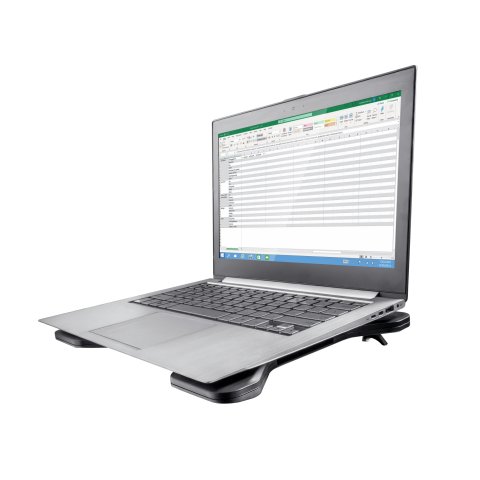 Base De Refrigeracion Para Portatil Trust Xstream Breeze Hasta 16" 2 Ventiladores Color Negro