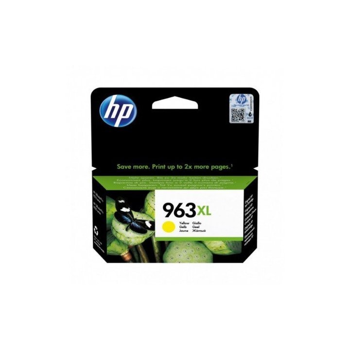 Cartucho Hp Nº 963xl Amarillo Para Officejet Pro Aio 9010,9012,9014,9015,9016,9019,9020,9022,9025