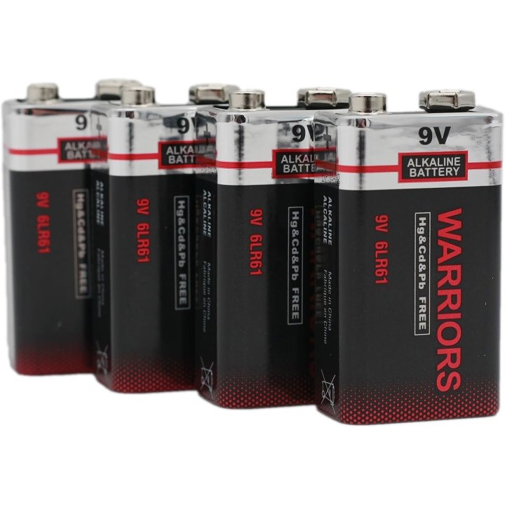 Pilas 6lr61 Warriors Alcalina Pack De 4 Pilas