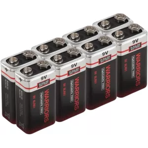 Pilas 6lr61 Warriors Alcalina Pack De 8 Pilas