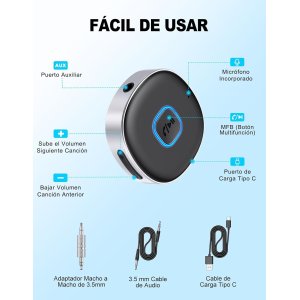 Receptor Bluetooth De Musica Mohard J33 Bt5,3 Conector... 2