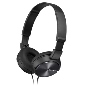 Headset Sony Mdr-zx310ap Compactos Microfono Integrado Cable 1.2m Negro Jack 3.5 Control Remoto