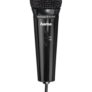 Microfono Sobremesa Hama Mic-p35 Allround Jack 3.5mm Con Tripode Cable 2.5m 2
