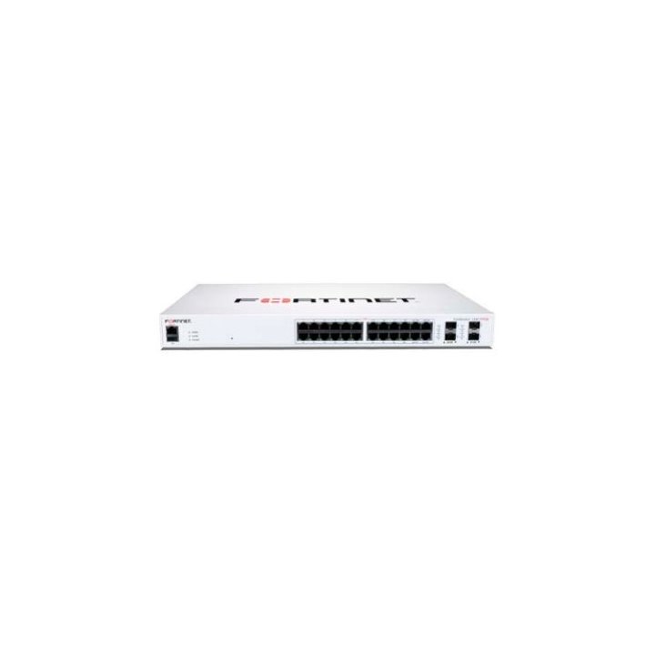 Fortinet Fortiswitch 124f-poe Layer 2 Fortigate Switch Controler Compatible Poe+ 24x1g Rj45, 4x 10g 1g Sfp+ sfp Port And 1x R