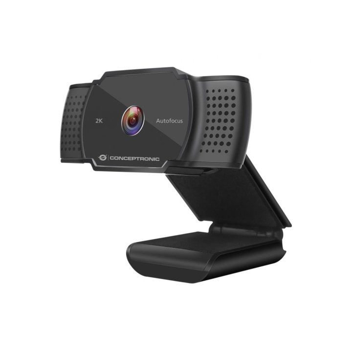 Webcam 2k Conceptronic Amdis 5mp Usb 3.6mm 30 Fps Angulo Vision 72 Microfono Integrado