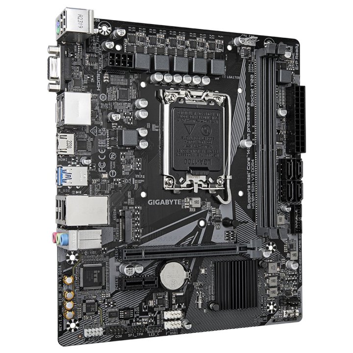 Pb Gigabyte H610m S2h V3 Ddr4 M-atx Skt 1700 2xddr4 3200mhz 2xdp Hdmi Vga Lan 1xm.2
