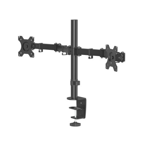 Soporte De Mesa Hama Monitor Holder Para 2 Monitores Hasta 32" Vesa 75x75 100x100 Hasta 8kg Brazos Articulados