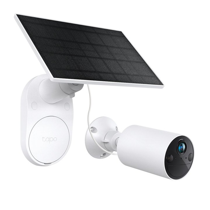 Camara Ip Exterior Wifi Con Bateria Tapo Tc82 2k 3mp Alimentada Por Panel Solar Tapo A201 Instalacion Sin Cables