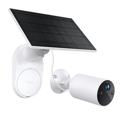 Camara Ip Exterior Wifi Con Bateria Tapo Tc82 2k 3mp Alimentada Por Panel Solar Tapo A201 Instalacion Sin Cables