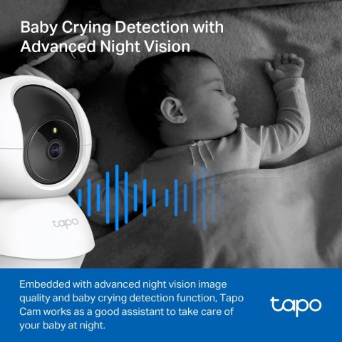 Camara Ip Wifi Tp-link Tapo Tc71 Pan Tilt 2k...