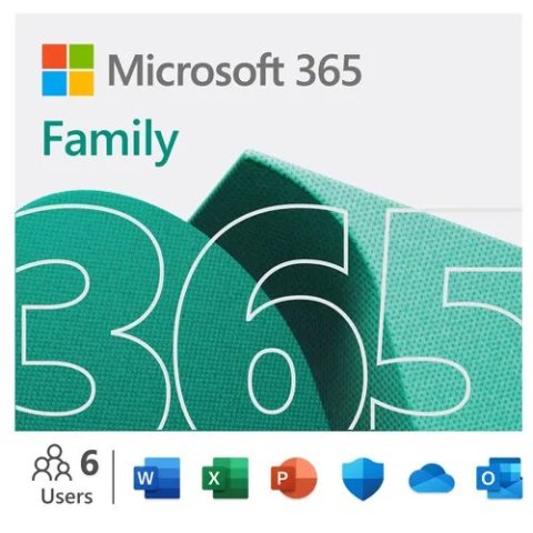 Microsoft 365 Family  Español 6 Usuarios En El Mismo Hogar Subscripcion 1 Año Box