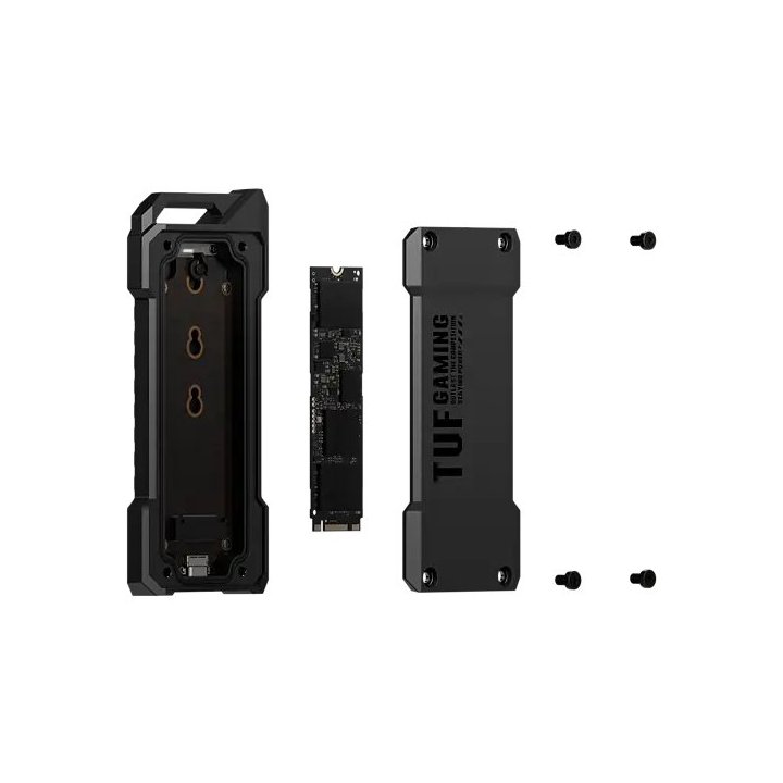 Caja Externa M.2 Usb-c Asus Tuf Gaming A1 M.2 Nvme Ssd Enclosure 10 Gbps Usb3.2 usb-c 2x1 (sin Disco) 90dd02n0-m09000
