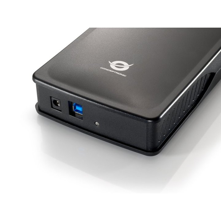 Caja Externa 3.5" Usb 3.0 Conceptronic Sata Hd 3.5 Usb 3.0 Color Negro Sin Tornillos C20-300