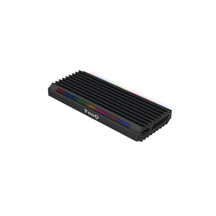 Caja Externa M.2 Usb-c Tooq Tqe-2222b Para M.2 Ngff nvme Usb 3.1 Gen2 Usb-c Negro