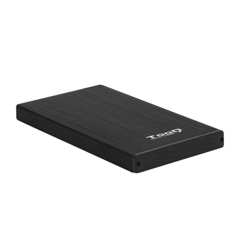 Caja Externa 2.5" Usb 3.0 Tooq Tqe-2527b Para Hd Hasta 9,5 Sata Usb 3.0 3.1 Gen1 Negra