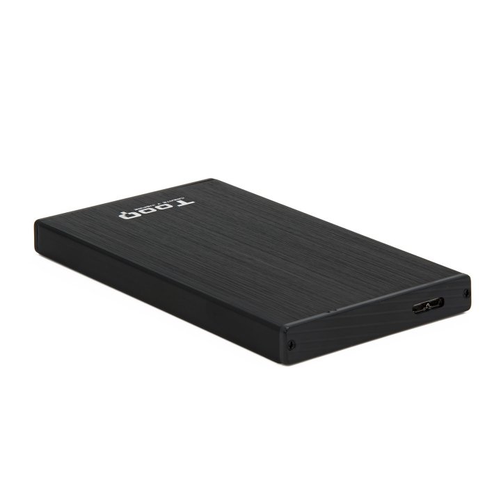 Caja Externa 2.5" Usb 3.0 Tooq Tqe-2527b Para Hd Hasta 9,5 Sata Usb 3.0 3.1 Gen1 Negra