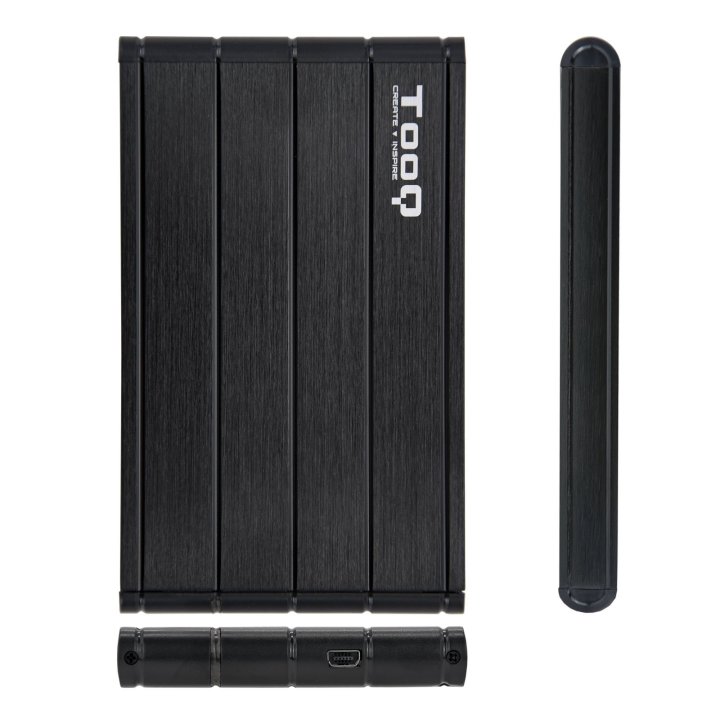 Caja Externa 2.5" Usb 3.0 Tooq Tqe-2530b Para Hd Hasta 9,5 Sata Usb 3.0 Negra