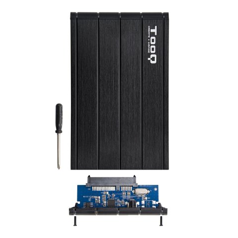 Caja Externa 2.5" Usb 3.0 Tooq Tqe-2530b Para Hd Hasta 9,5 Sata Usb 3.0 Negra