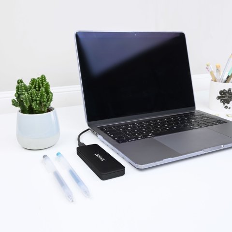 Caja Externa M.2 Usb-c Tooq Tqe-2280b Para M.2 Nvme Pcie Usb 3.1 Gen2 Negra