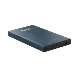 Caja Externa 2.5" Usb 3.0 Tooq Tqe-2527pb Para Hd Hasta 9,5mm Sata Usb 3.0 3.1 Gen1 Azul Pacifico 2
