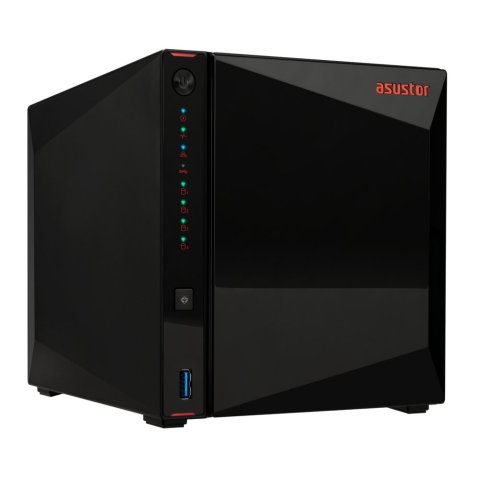 Servidor Nas Asustor Nimbustor 4 Gen2 As5404t 4 Bahias 4xm.2 Nvme Celeron N5105 2.0ghz 4gb Hdmi Rj45 2x2.5gb 3xusb3.2