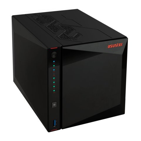 Servidor Nas Asustor Nimbustor 4 Gen2 As5404t 4 Bahias 4xm.2 Nvme Celeron N5105 2.0ghz 4gb Hdmi Rj45 2x2.5gb 3xusb3.2
