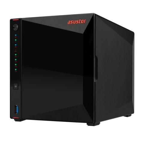 Servidor Nas Asustor Nimbustor 4 Gen2 As5404t 4 Bahias 4xm.2 Nvme Celeron N5105 2.0ghz 4gb Hdmi Rj45 2x2.5gb 3xusb3.2